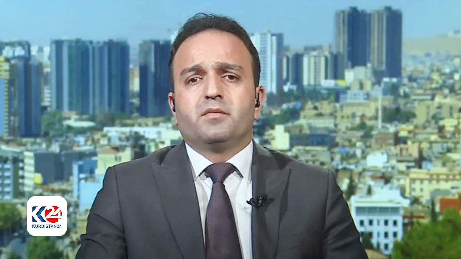 Redir Suleiman, the Deputy Director General of the Directorate of Roads and Construction in Dohuk. (Photo: Kurdistan 24)