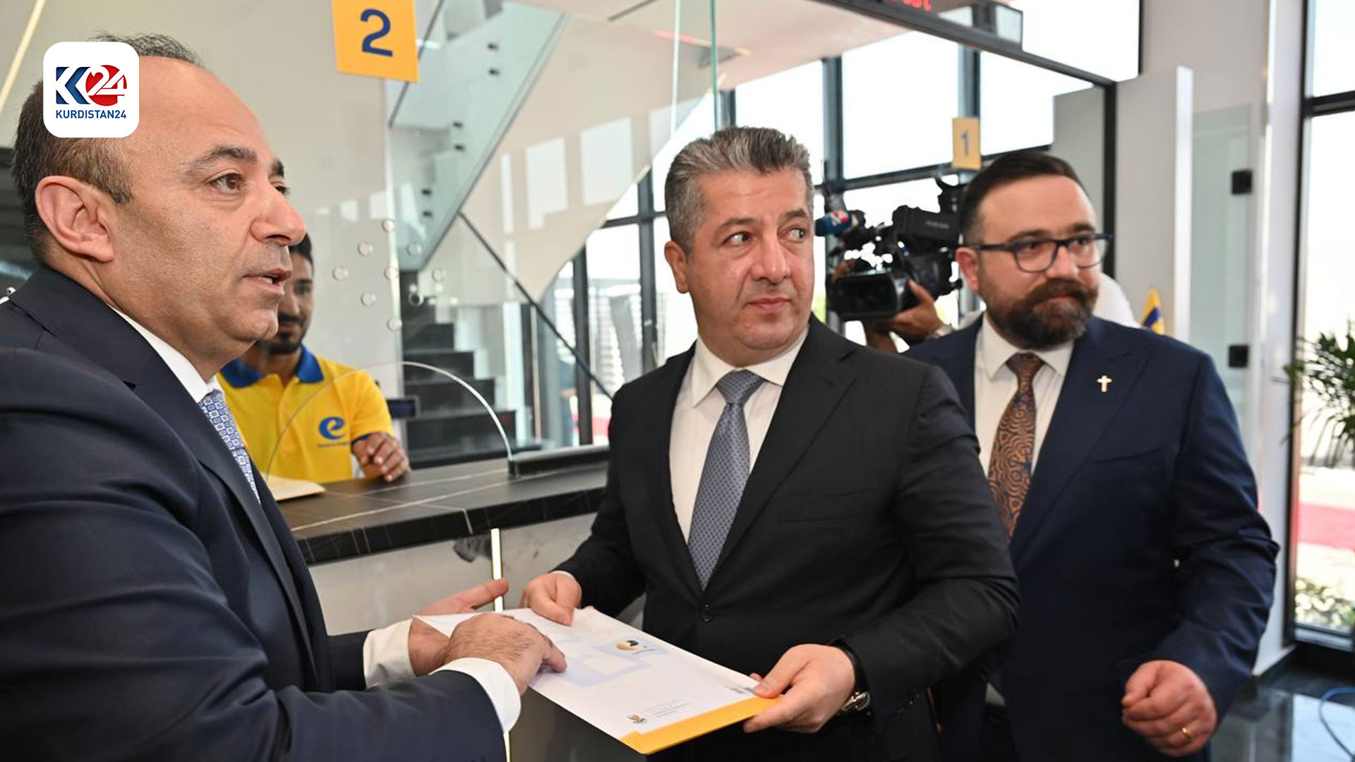 سەرۆکوەزیران مەسرور بارزانی لە رێوڕەسمی کردنەوەی سەنتەری 