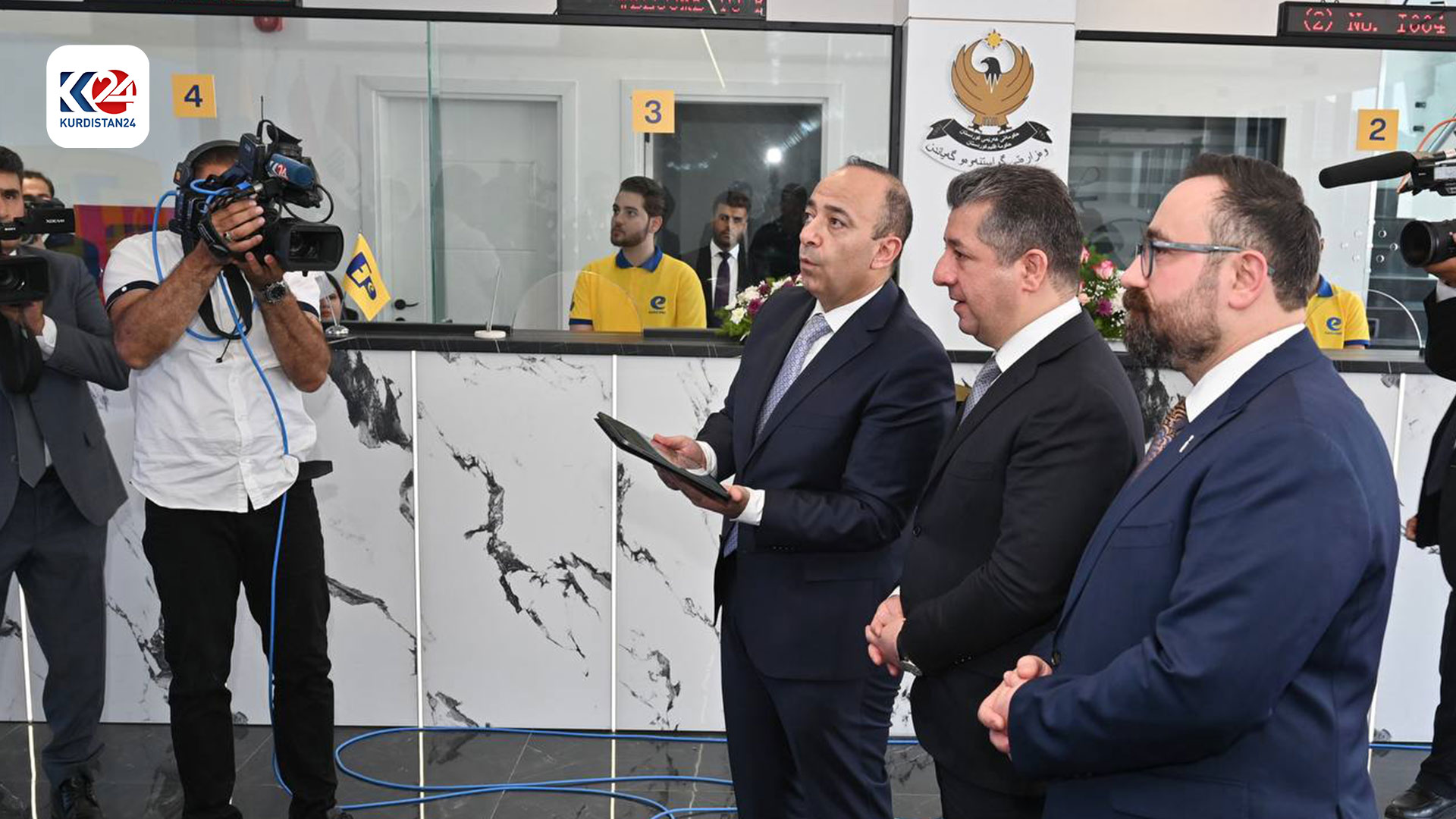 سەرۆکوەزیران مەسرور بارزانی لە رێوڕەسمی کردنەوەی سەنتەری 