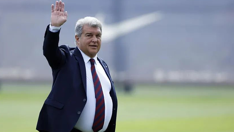 خوان لاپۆرتا سەرۆکی یانەی بارسێلۆنا