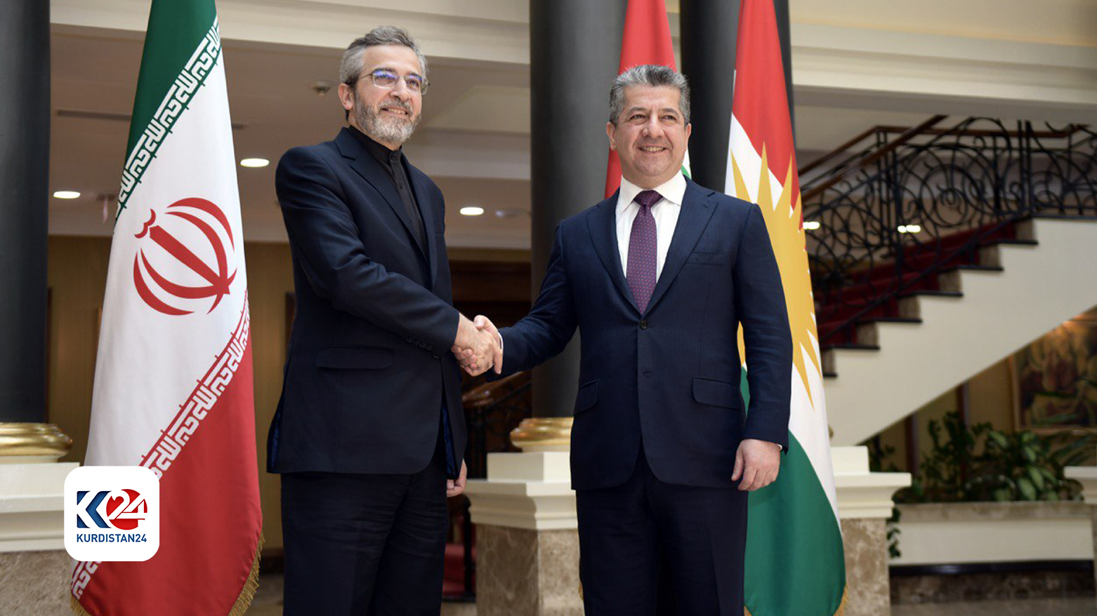 Mesrûr Barzanî û Elî Baqirî Kenî