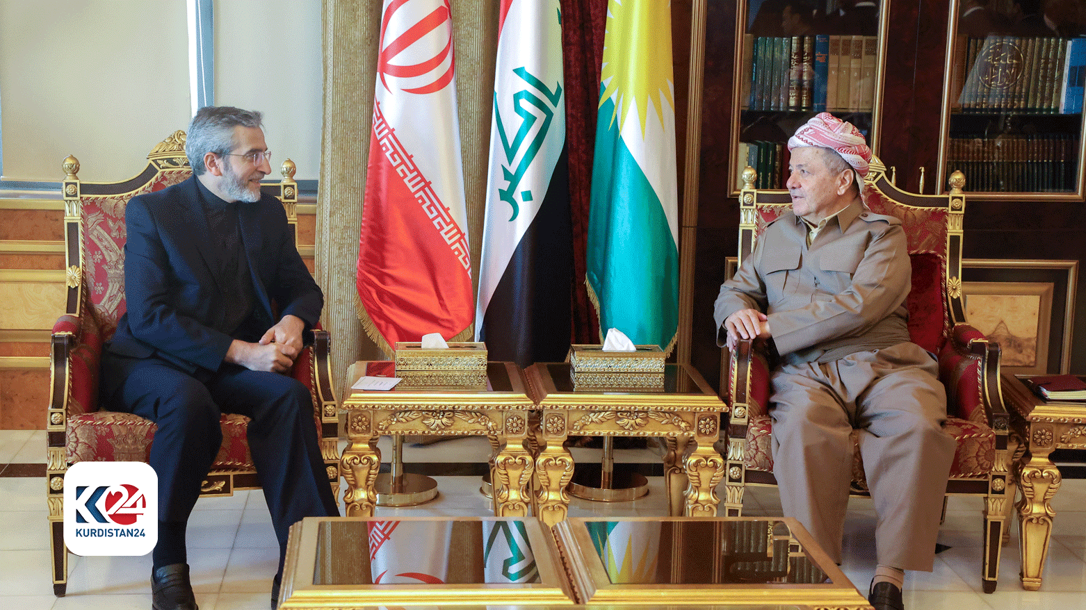 Başkan Barzani, İran Dışişleri Bakan Vekili'ni kabul etti