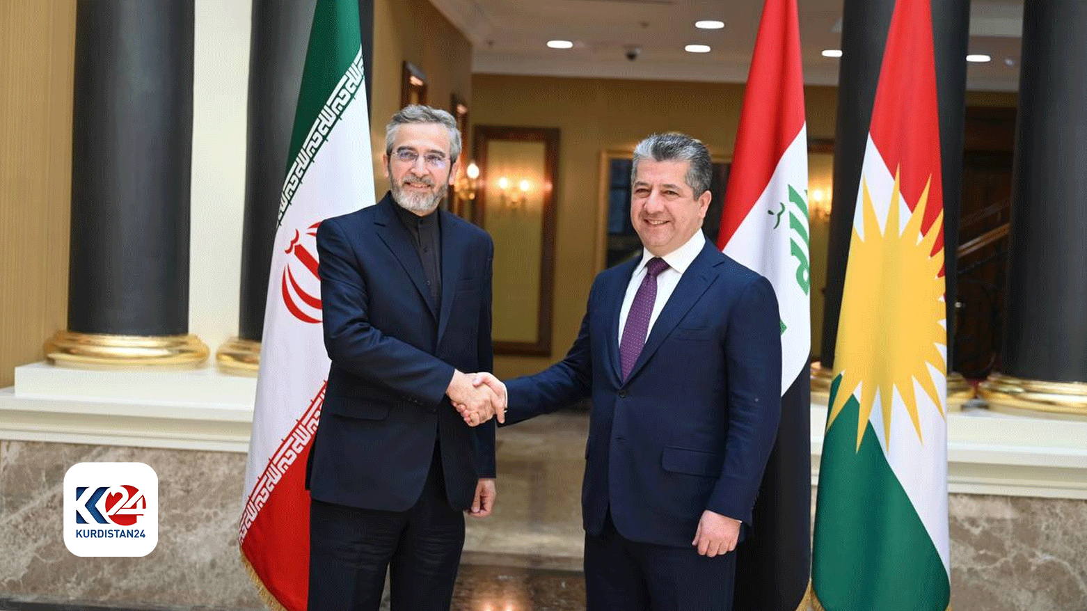 سەرۆکوەزیران مەسرور بارزانی و سەرپەرشتیاری وەزارەتی دەرەوەی ئێران