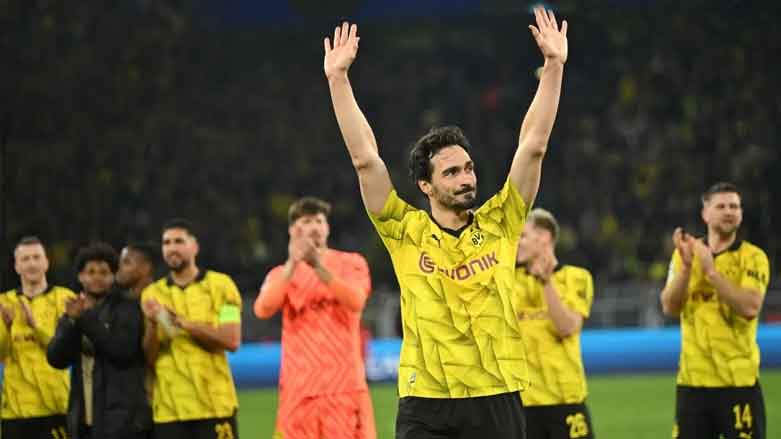 ماتس هۆمڵز لە دوایین یاری بە درێسی دۆرتمۆند لە یاریی كۆتایی چامپیۆنزلیگی 2024