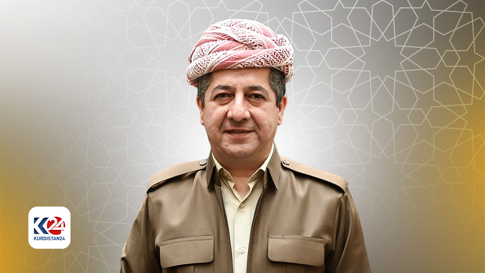 Kurdistan Region Prime Minister Masrour Barzani. (Photo: Designed by Kurdistan24)