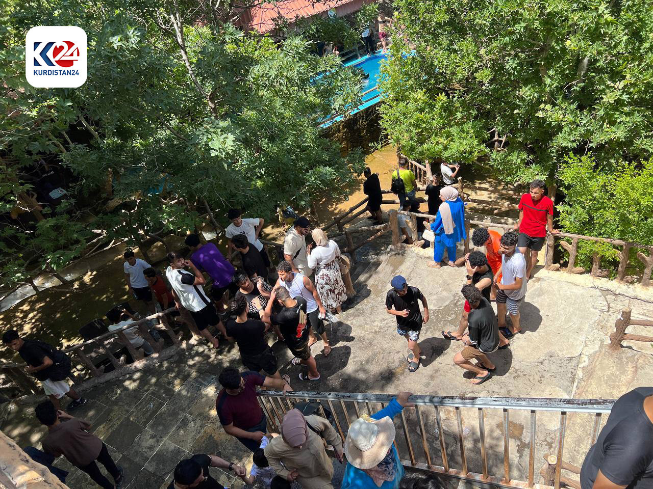 Turistler Duhok'un Aşawa tatil k&ouml;y&uuml;ne akın etti (FOTO: Heysem Zaw&ecirc;teyi)