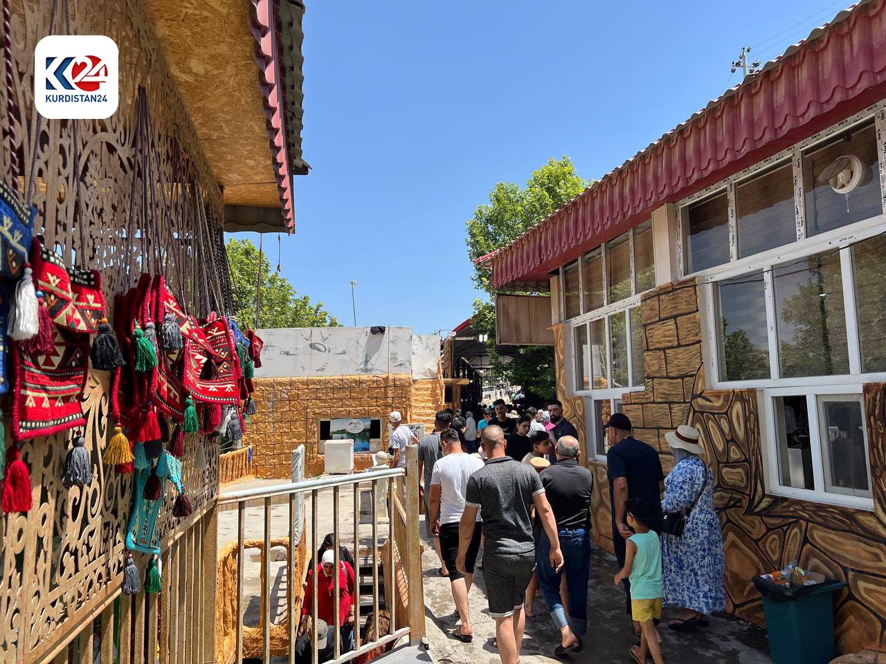 Turistler Duhok'un Aşawa tatil k&ouml;y&uuml;ne akın etti (FOTO: Heysem Zaw&ecirc;teyi)
