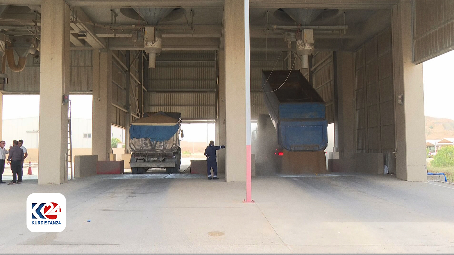 45 thousand tons wheat stored in Sulaimani silos