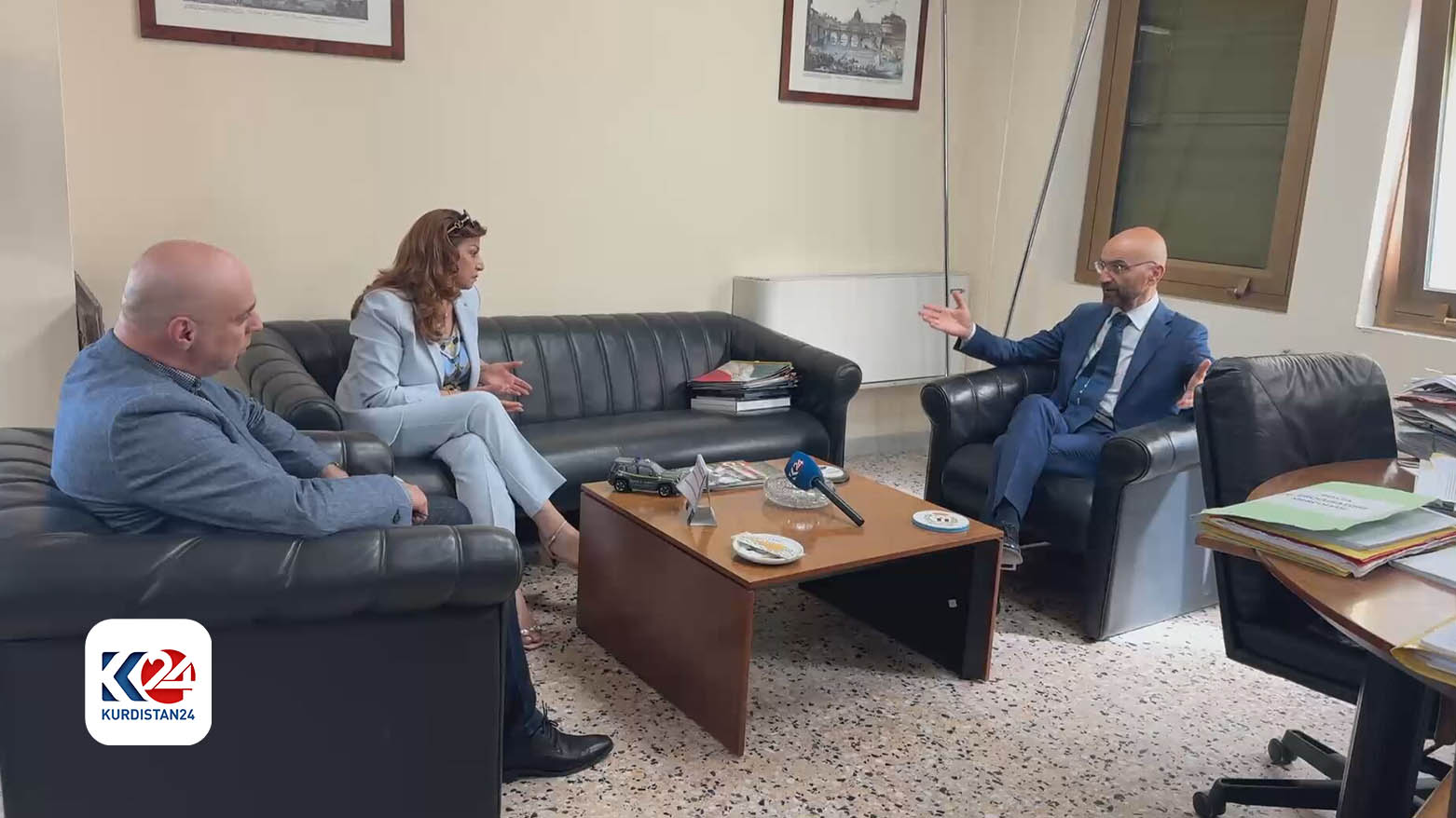 وفد حكومة إقليم كوردستان يعقد اجتماعاً مع هيئة القضاة الإيطالية
