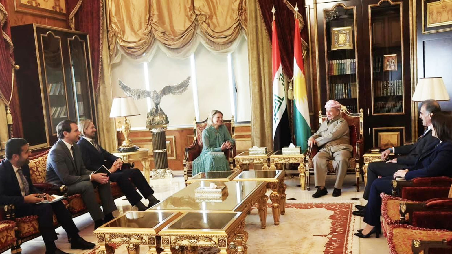 الرئيس بارزاني يستقبل قنصل بريطانيا الجديد بأربيل