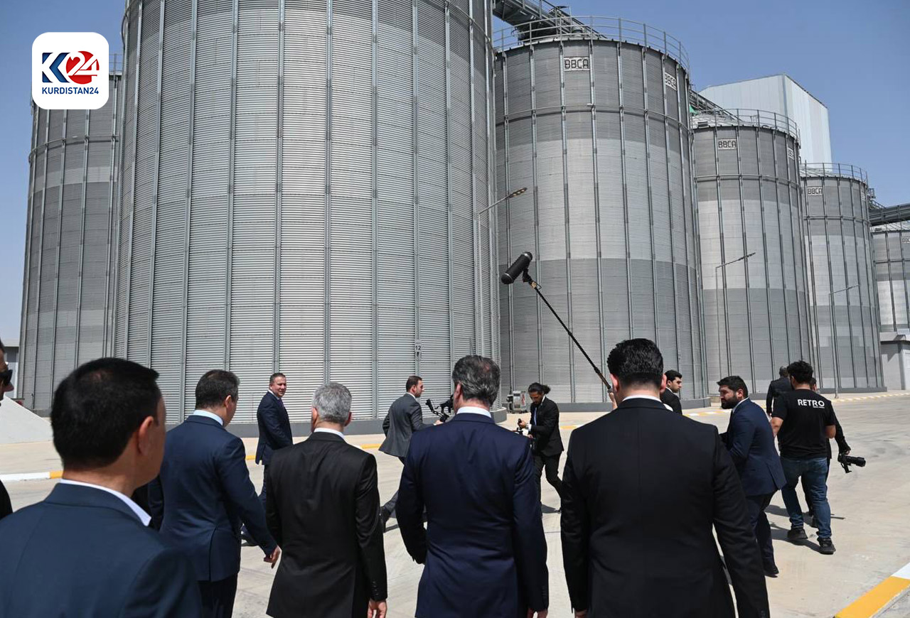 کردنەوەی سایلۆی قوشتەپە لەلایەن سەرۆکوەزیران مەسرور بارزانی 