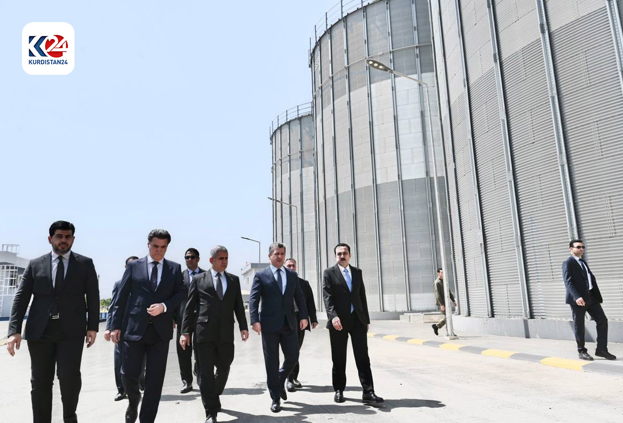 کردنەوەی سایلۆی قوشتەپە لەلایەن سەرۆکوەزیران مەسرور بارزانی 