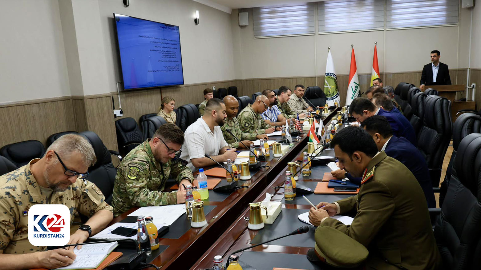 Peshmerga Ministry Coalition forces discuss Memorandum of Understanding