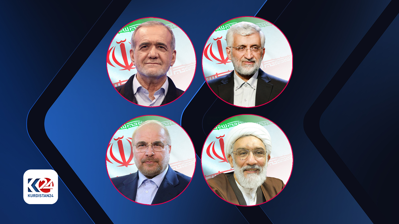 Preliminary results announced for  th presidential election in Iran
