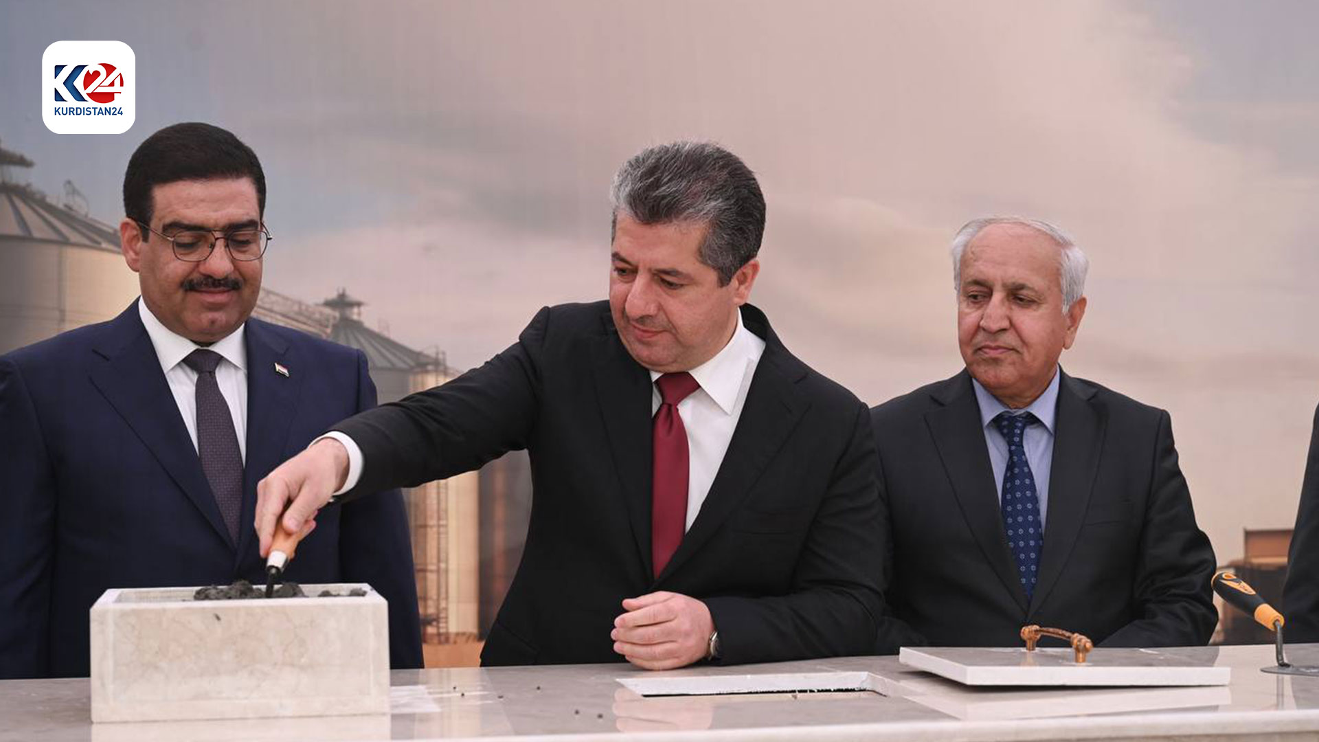 PHOTOS: Prime Minister Masrour Barzani Lays Foundation Stone for ...