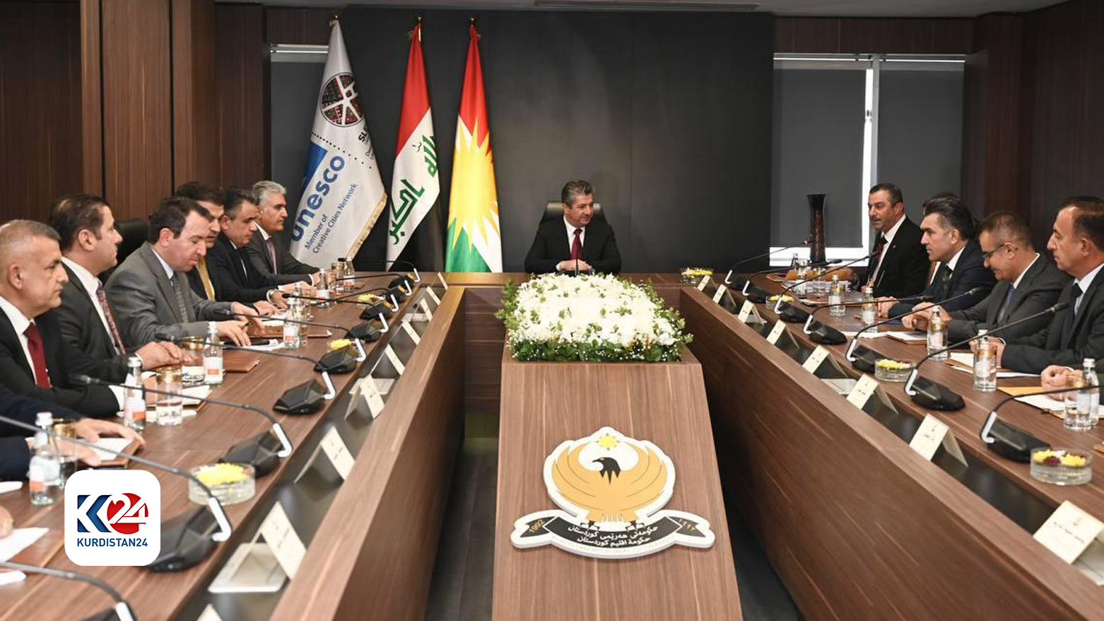 PHOTOS PM Barzani convened with administrative officials of Sulaimani province