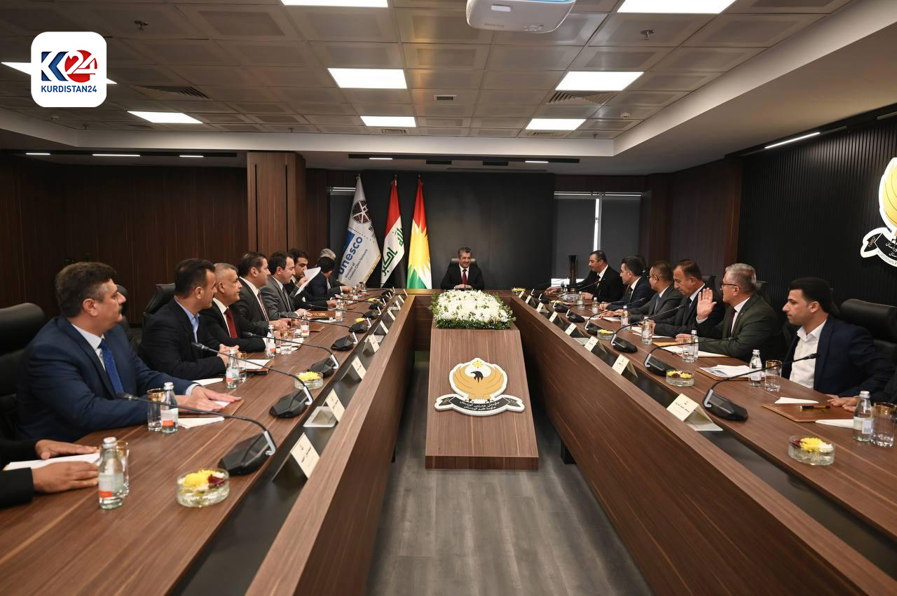 The meeting of the Kurdistan Region Prime Minister Masrour Barzani with administrative officials of Sulaimani province, June 30, 2024. (Photo: KRG)