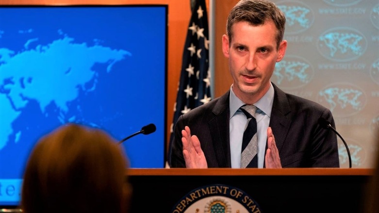 US State Department Spokesperson Ned Price speaks during a news briefing in Washington, Feb. 3, 2021. (Photo: AFP/Jaquelyn Martin)