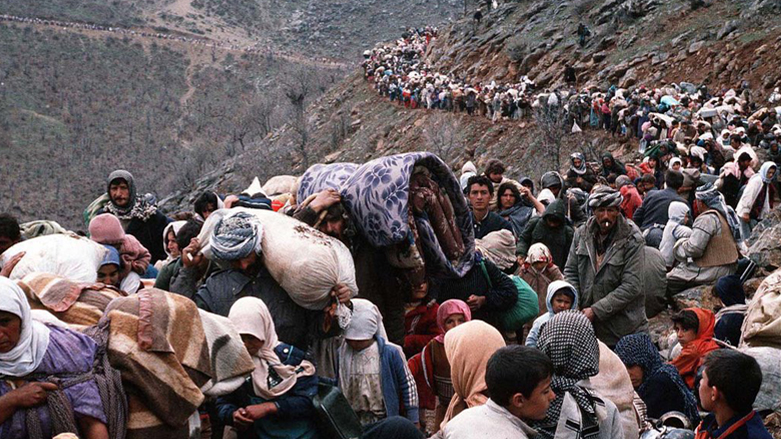 Kurdistan People Flee 1991. (Photo: Archive)