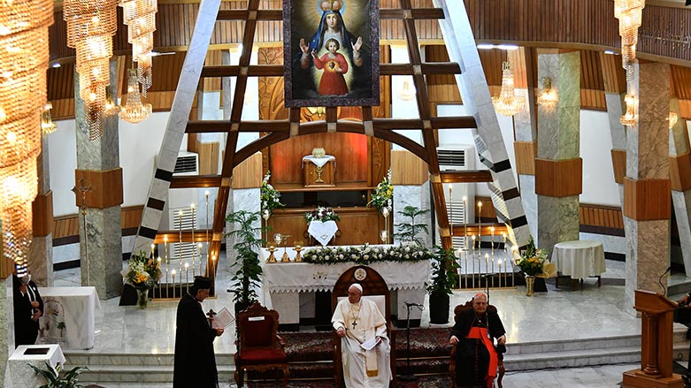 پاپا فرانسیس سه‌ردانی كه‌نیسه‌ی "سه‌یده‌ نه‌جات"ی له‌ به‌غدا كرد