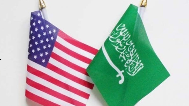 پرچم‌های عربستان و آمریکا