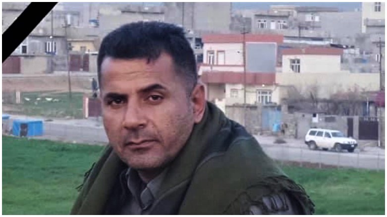 Peshmerga soldier Tariq Qadir was killed on Friday, reportedly by a PKK-laid landmine. (Photo: Social Media)