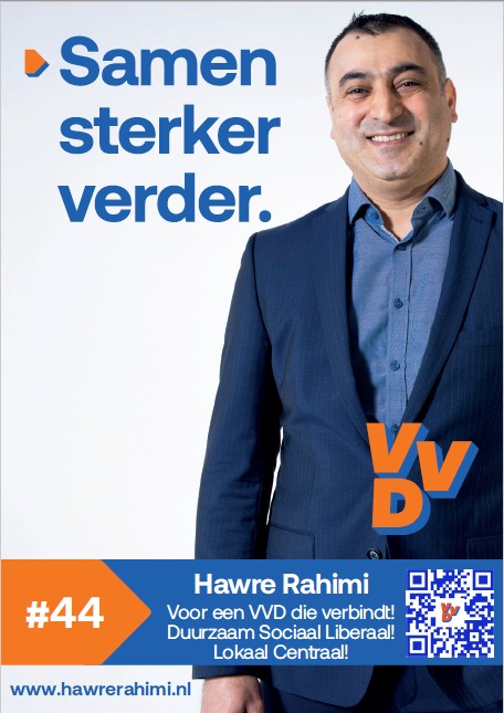 هاوڕێ ره‌حیمی، كاندیدی پارتی VVD