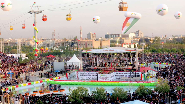 Newroz celebration in the Kurdistan Region's capital Erbil. (Photo: Archive)