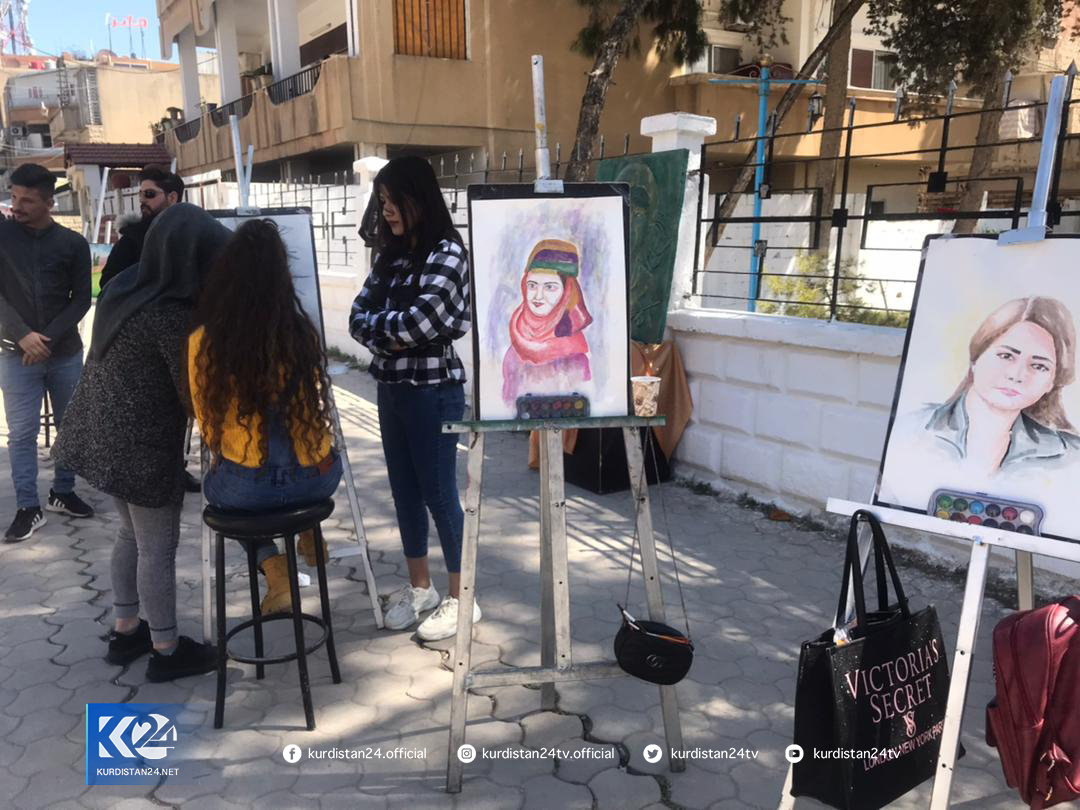 Kurdish artists in Syria mark third anniversary of Turkish occupation of Afrin