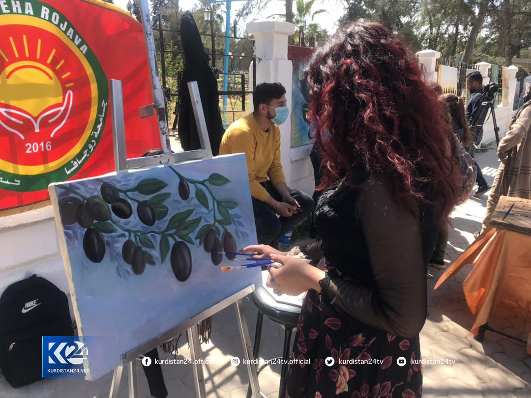 Kurdish artists in Syria mark third anniversary of Turkish occupation of Afrin