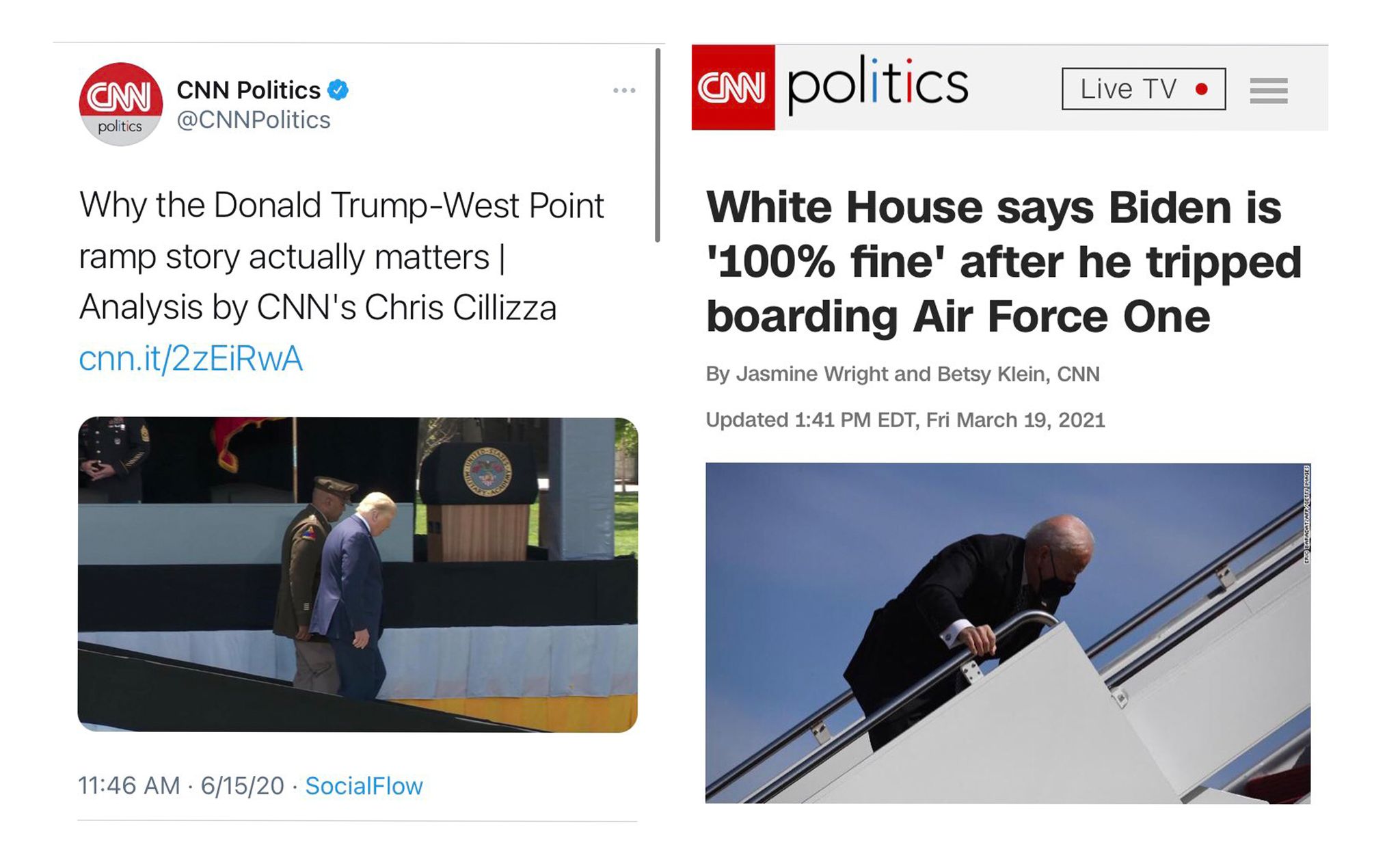 ساتی كه&zwnj;وتنی بایدن له&zwnj;گه&zwnj;ڵ رۆیشتنی تره&zwnj;مپ به&zwnj;راورد ده&zwnj;كرێت