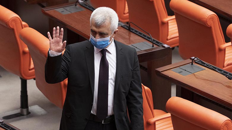 Pro-Kurdish Peoples’ Democratic Party (HDP) MP Omer Faruk Gergerlioglu at Turkey's parliament building in Ankara. (Photo: Archive)