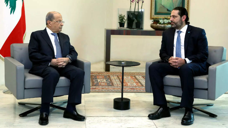 سعد حریری و میشل عون، نسخت‌وزیر و رییس جمهوری لبنان