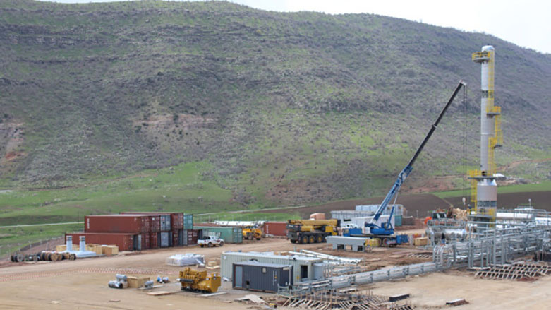 كۆمپانیای گه‌ڵف كیستۆن پێترۆڵیۆم له‌ كێڵگه‌ی نه‌وتی شێخان