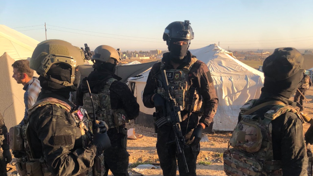 The SDF, backed by the US-led Coalition, launched an operation in al-Hol camp this weekend to stop assassinations at the facility. (Photo: SDF media center)