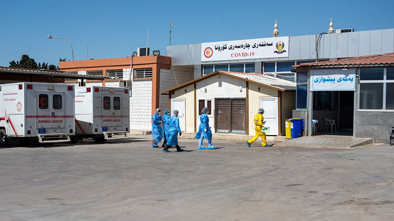 COVID-19 treatment center in Kurdistan Region’s Erbil. (Photo: Archive)