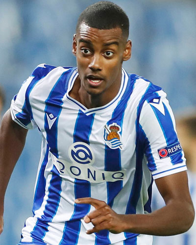 ئالێكسانده&zwnj;ر ئیسحاق هێرشبه&zwnj;ری سویدی یانه&zwnj;ی ریال سوسیداد