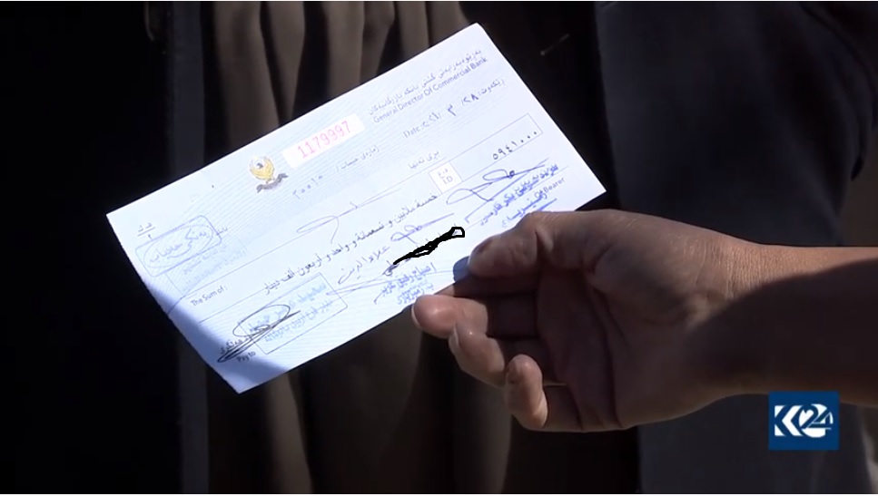 حكومەتی عێراق نیوەی شایستە داراییەكانی جوتیارانی كوردستانی نارد