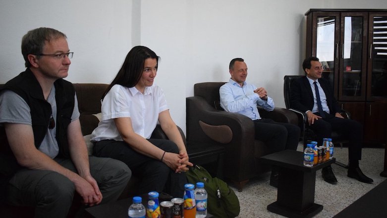 A Dutch-French delegation picked up ISIS orphans from northeast Syria in 2019. (Photo: AANES)
