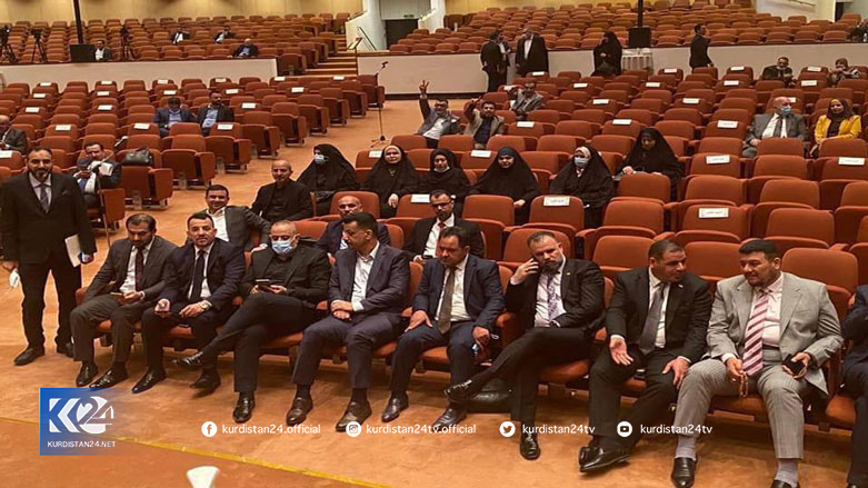 دیمەنێكی ئێستای ناو كۆبوونەوەی پەرلەمانی عێراق