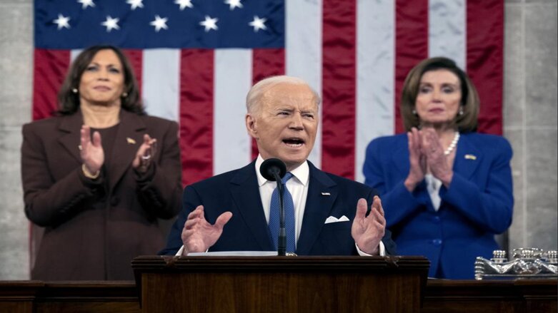 President Joe Biden delivers his State of the Union address to a joint session of Congress at the Capitol, Tuesday, March 1, 2022, in Washington. (Photo: Saul Loeb, Pool via AP)
