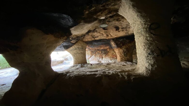 Charsteen cave in the Kurdistan Region’s Duhok province, February 2022 (Photo: Kurmanj Nhili)