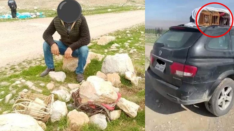 هاووڵاتیەکە و ئەو ئۆتۆمبێلەی دەستی بەسەردا گیراوە