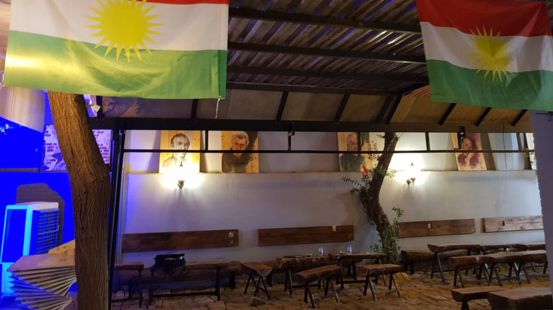 The Nazdar Heyran cafe aims to be a cultural hub in Erbil (Photo: Wladimir van Wilgenburg/Kurdistan 24).