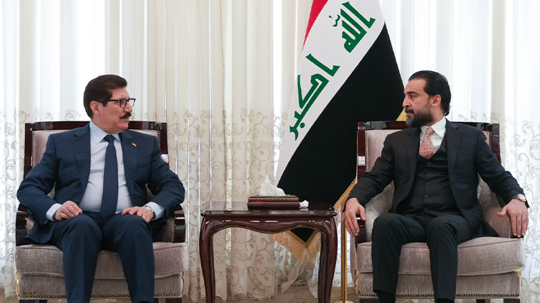 الحلبوسي وفاضل ميراني- صورة : مكتب الحلبوسي