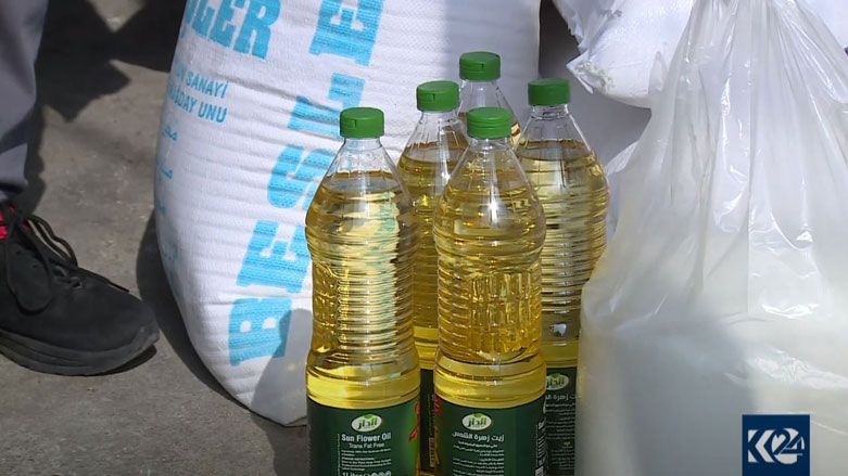 Some of food ration items distributed to the people of Iraq. (Photo: Kurdistan 24)
