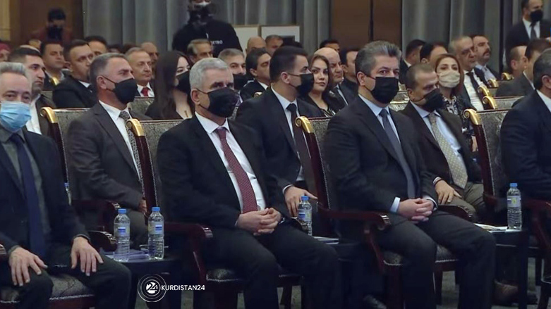 مسرور بارزانی نخست وزیر اقلیم کوردستان در همایش صنعتی در اربیل