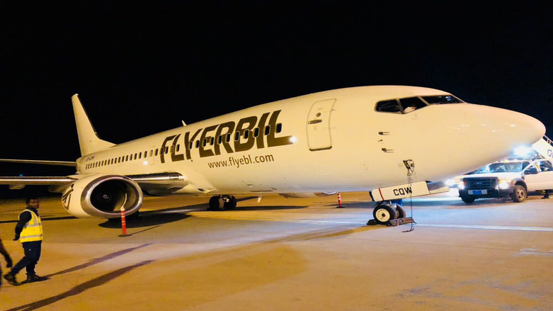 A FlyErbil plane parked at an airport. (Photo: FlyErbil)