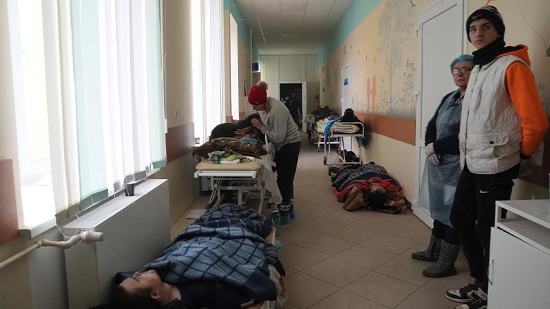 Foto: Ukrayna’nın Mariupol kentindeki bir hastane (AP)
