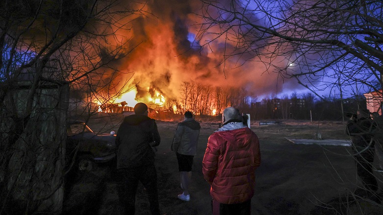 Rus güçleri yine Kiev'i hedef aldı
